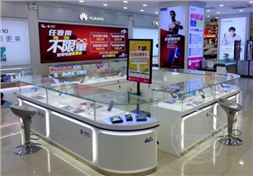 手機展柜制作
