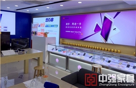 手機柜臺設計，手機展柜制作,手機展柜