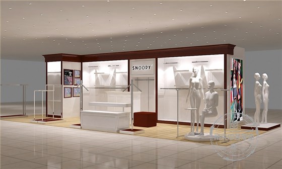 SNOOPY服裝展示柜