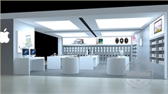 南京新一城蘋果手機專賣店展柜設計制作