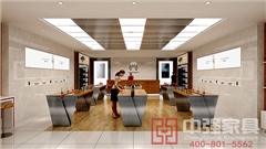 南京中強設計華為手機展柜展示柜