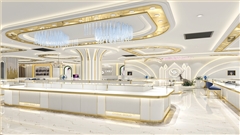 中國黃金珠寶展柜定制-中強展柜廠