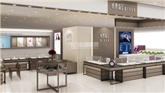 鎮江珠寶展示柜設計定制-中強展柜廠