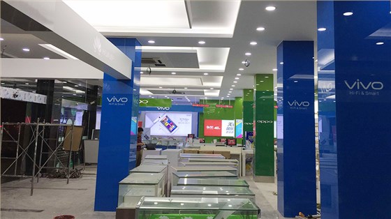 手機展柜,通信展柜,展柜設計,