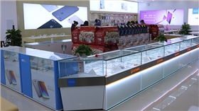 通信展柜,手機展柜,南京手機柜臺,手機展柜制作,
