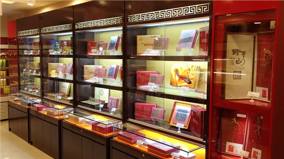 食品展柜,南京展柜設計,南京食品展柜