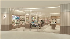 南京中央商場專業定制化妝品展柜——中強展柜廠