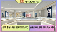 南京吾悅廣場店鋪珠寶展柜定制化服務(wù)——中強展柜廠