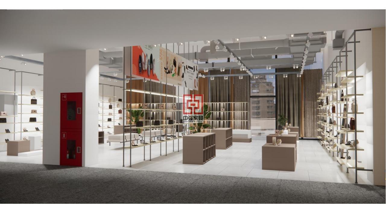 服裝店鋪展柜設計制作運輸安裝一站式服務——中強展柜廠