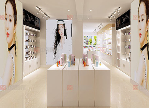 南京高端化妝品展示柜定制
