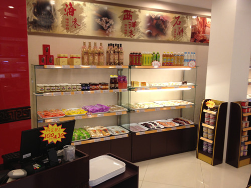 徐州定制食品展示柜如何配色顯示出產品的檔次