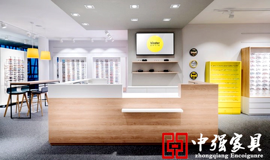 眼鏡柜臺(tái)，眼鏡接待臺(tái)
