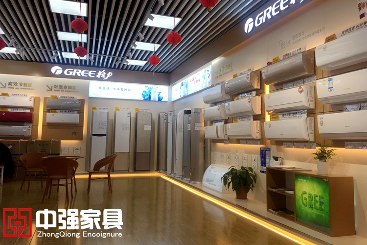 格力空調旗艦店裝修，格力展柜效果圖