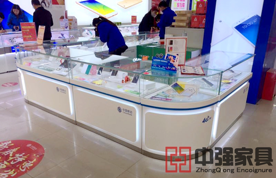 手機展柜設計，柜臺設計,展柜設計