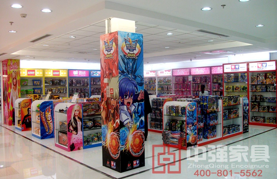 奧迪玩具展柜制作