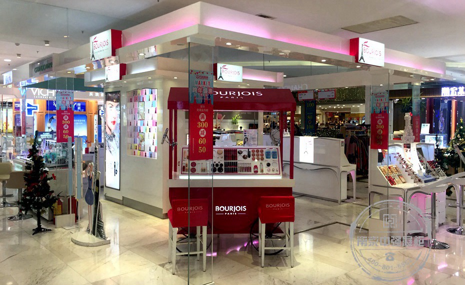 妙巴黎化妝品展柜