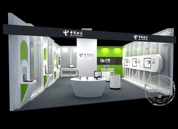 中國電信徐莊手機(jī)專賣店展柜