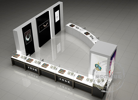 張家港凱麗玉緣和悅珠寶展柜設計制作