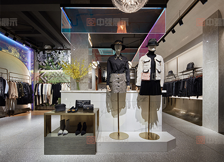 南京女裝店展示架道具定制