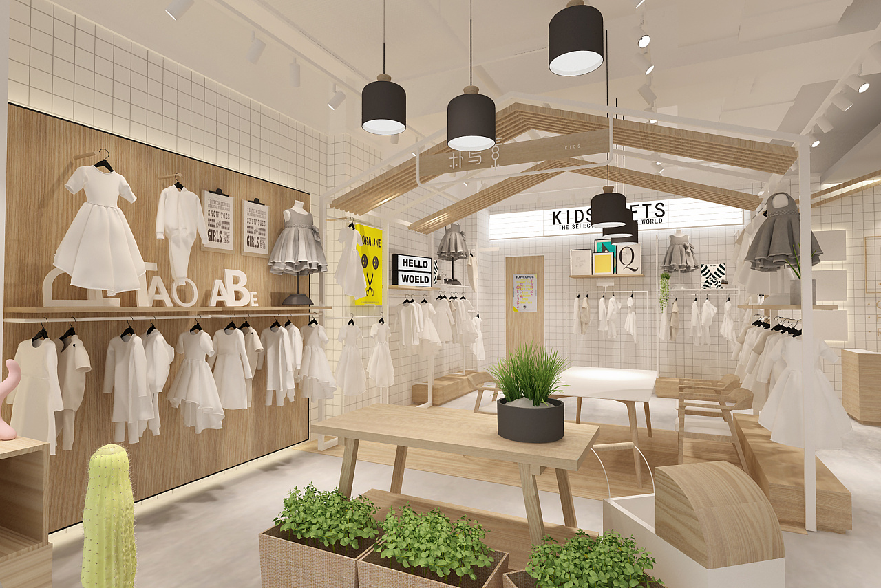 專賣店童裝展柜生產廠