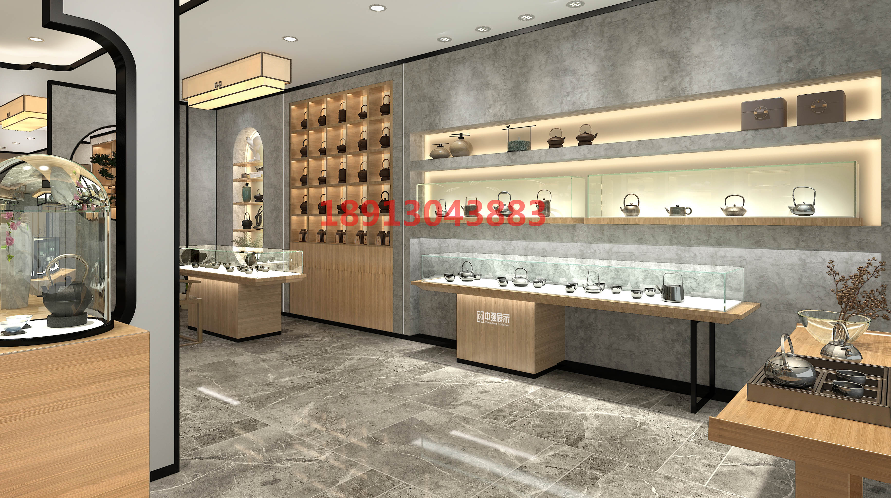 茶壺展柜制作廠家