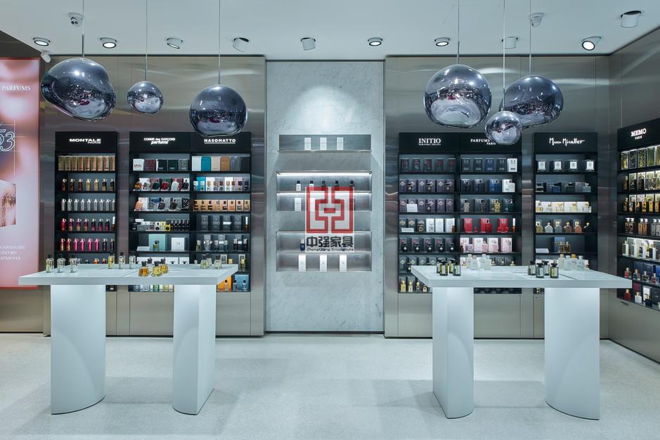 化妝品展柜專業(yè)定制中強展柜廠