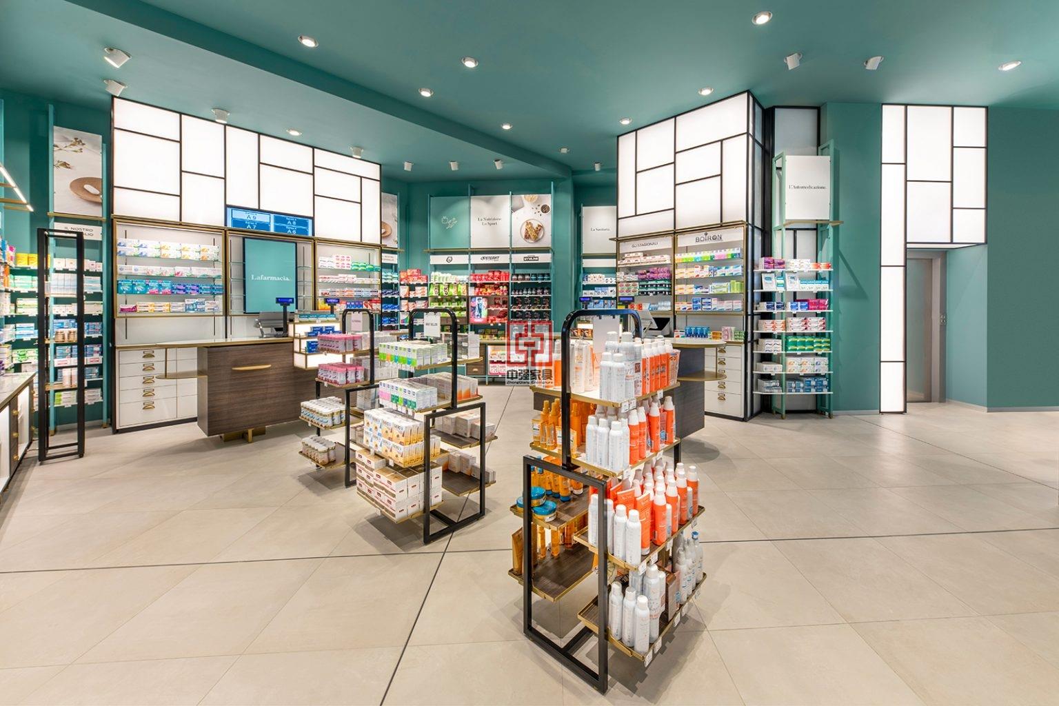 意大利米蘭化妝品展柜定制中強展柜