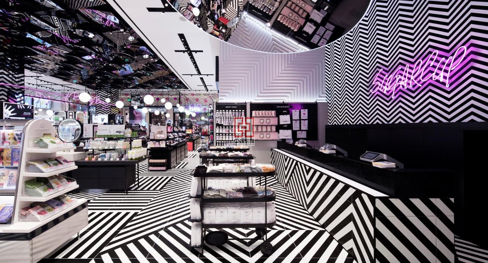 韓國：Betwin是一家擁有幾何糖果條紋的美容店_4