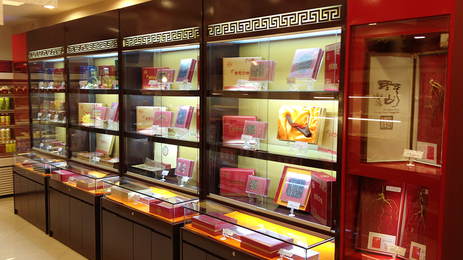 食品展柜,南京展柜設計,南京食品展柜