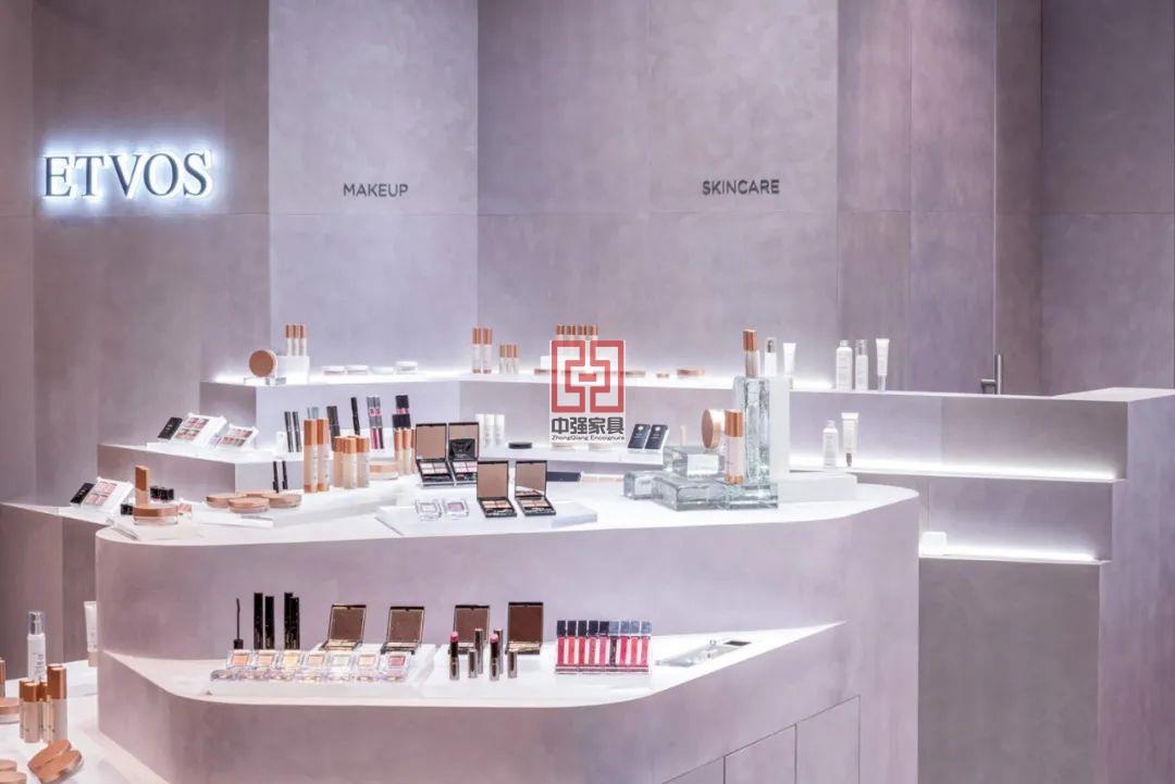 日本化妝品展柜定制女生的守護站