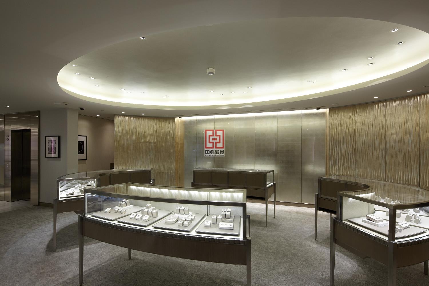 tiffanys奢侈品展柜定制中強