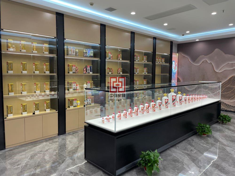 鎮江茅臺煙酒展柜定制源頭廠家——中強展柜廠