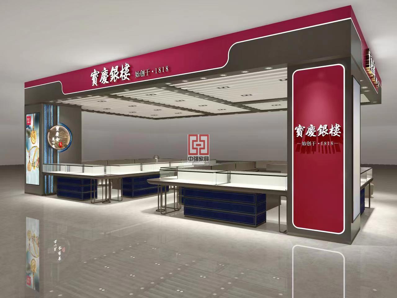 寧波珠寶展柜定制廠家-中強展柜廠