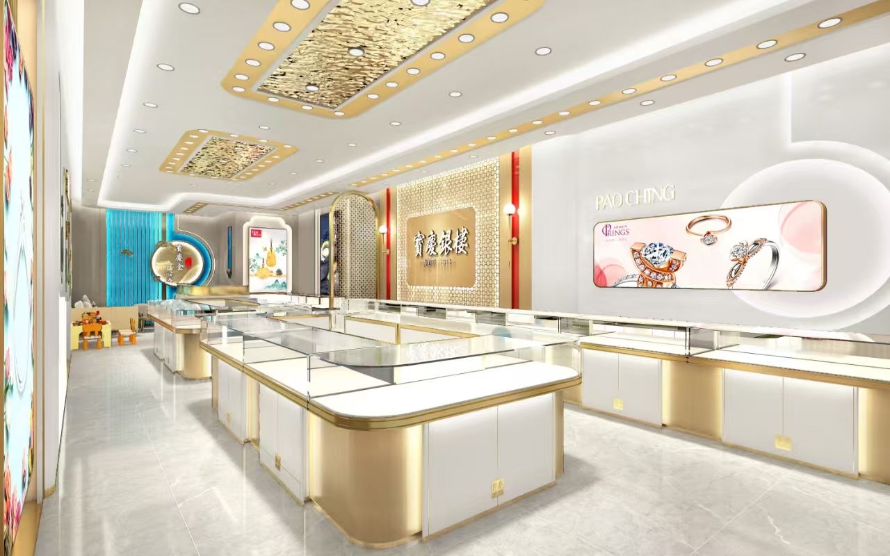 寶慶銀樓珠寶展柜